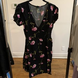 Black Floral Dress
